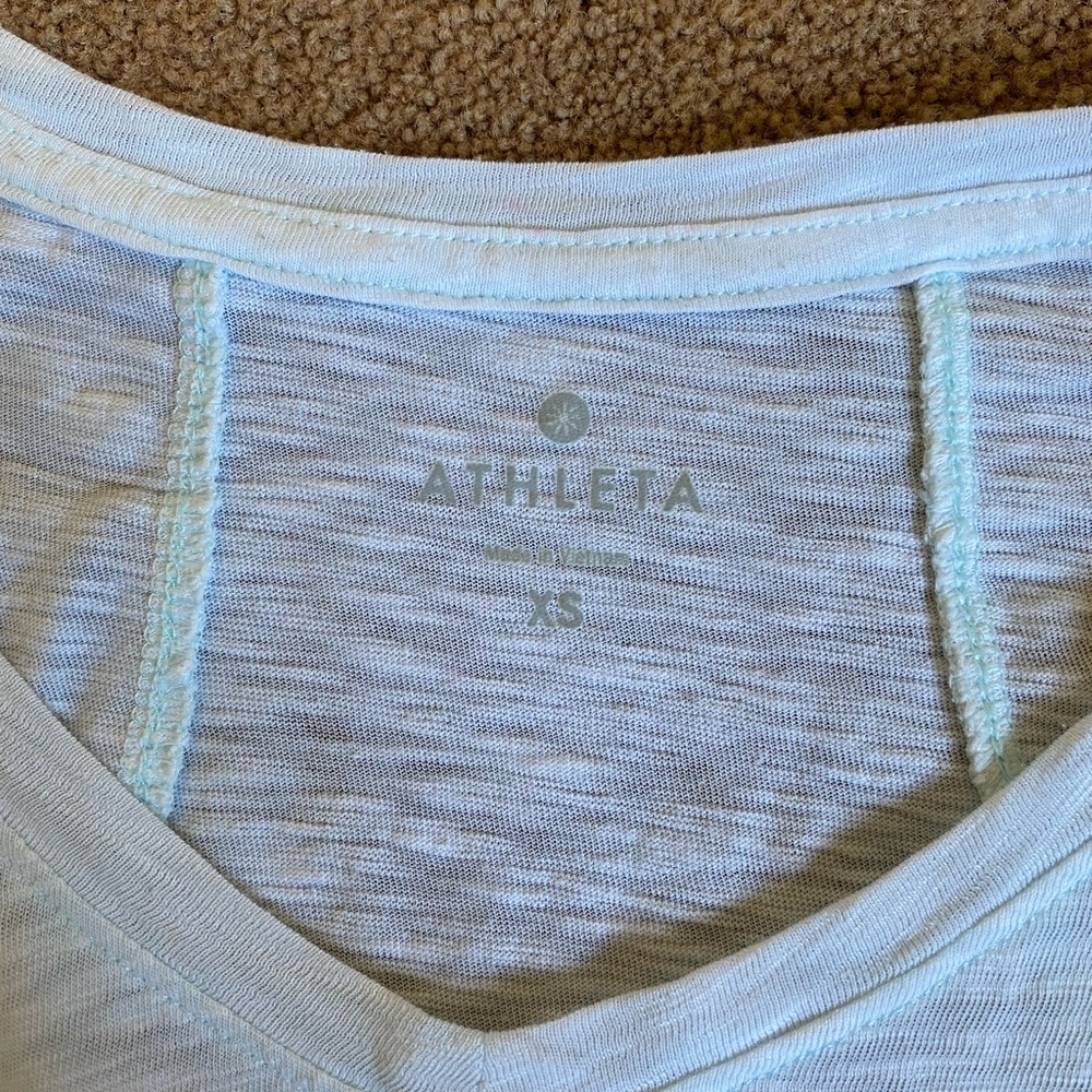 Athleta Teal V-neck